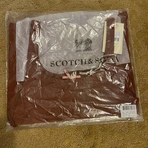 Scotch and soda maroon/brown tank